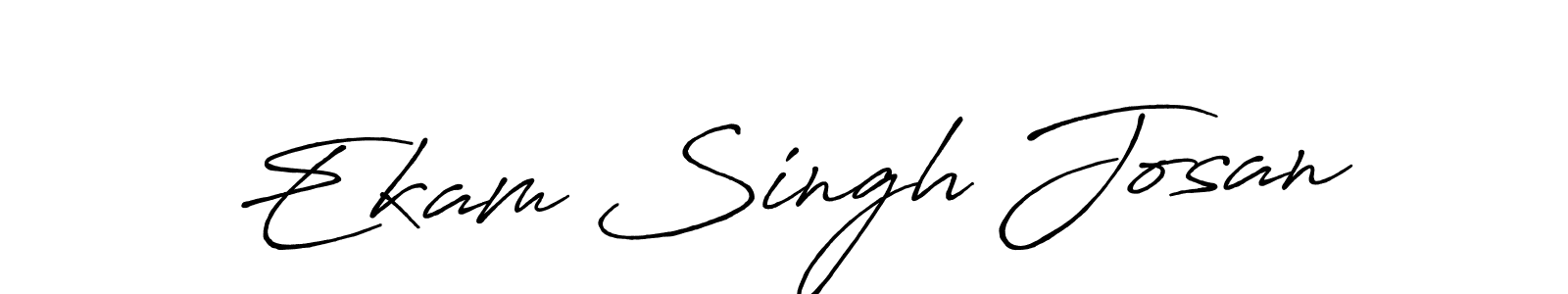 How to make Ekam Singh Josan signature? Antro_Vectra_Bolder is a professional autograph style. Create handwritten signature for Ekam Singh Josan name. Ekam Singh Josan signature style 7 images and pictures png