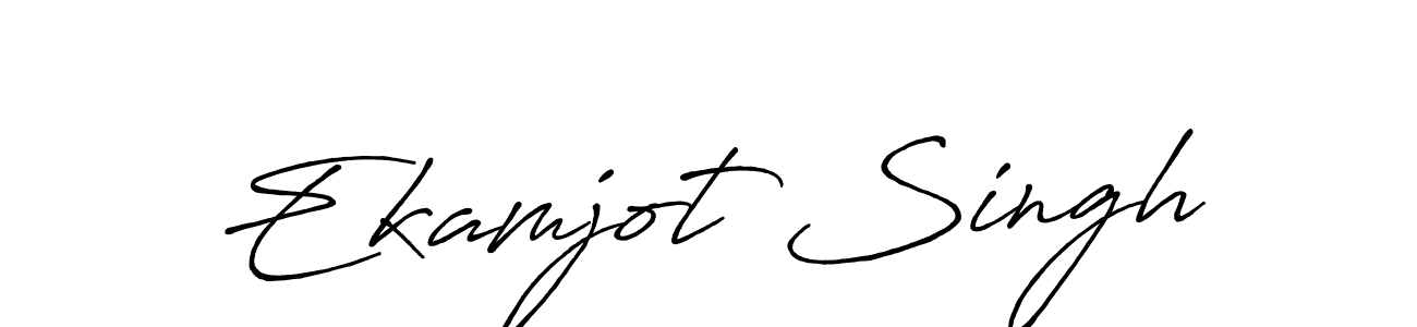 Design your own signature with our free online signature maker. With this signature software, you can create a handwritten (Antro_Vectra_Bolder) signature for name Ekamjot Singh. Ekamjot Singh signature style 7 images and pictures png