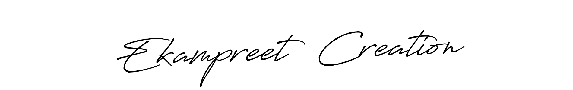 Antro_Vectra_Bolder is a professional signature style that is perfect for those who want to add a touch of class to their signature. It is also a great choice for those who want to make their signature more unique. Get Ekampreet  Creation name to fancy signature for free. Ekampreet  Creation signature style 7 images and pictures png