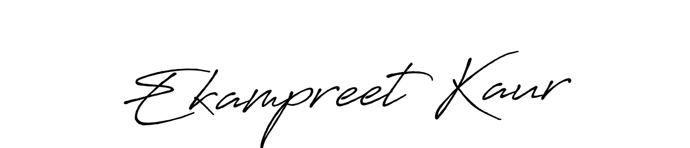 Also You can easily find your signature by using the search form. We will create Ekampreet Kaur name handwritten signature images for you free of cost using Antro_Vectra_Bolder sign style. Ekampreet Kaur signature style 7 images and pictures png