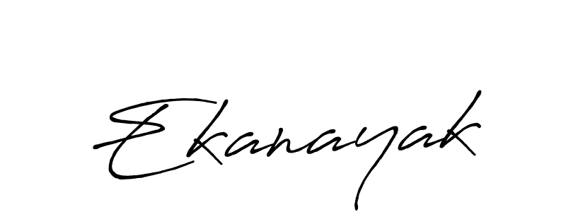 Create a beautiful signature design for name Ekanayak. With this signature (Antro_Vectra_Bolder) fonts, you can make a handwritten signature for free. Ekanayak signature style 7 images and pictures png