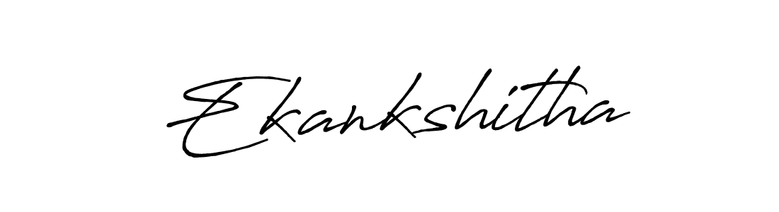 The best way (Antro_Vectra_Bolder) to make a short signature is to pick only two or three words in your name. The name Ekankshitha include a total of six letters. For converting this name. Ekankshitha signature style 7 images and pictures png
