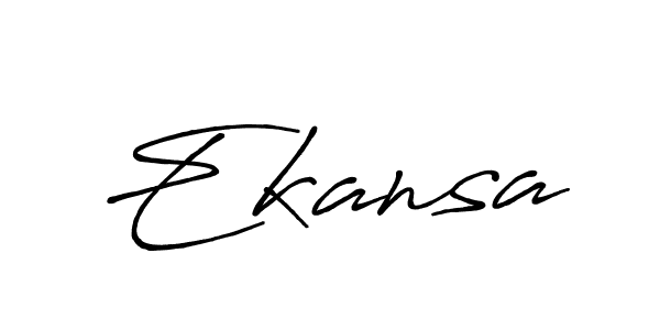 Use a signature maker to create a handwritten signature online. With this signature software, you can design (Antro_Vectra_Bolder) your own signature for name Ekansa. Ekansa signature style 7 images and pictures png