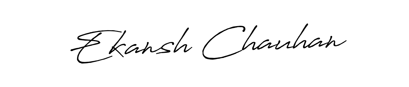 Here are the top 10 professional signature styles for the name Ekansh Chauhan. These are the best autograph styles you can use for your name. Ekansh Chauhan signature style 7 images and pictures png