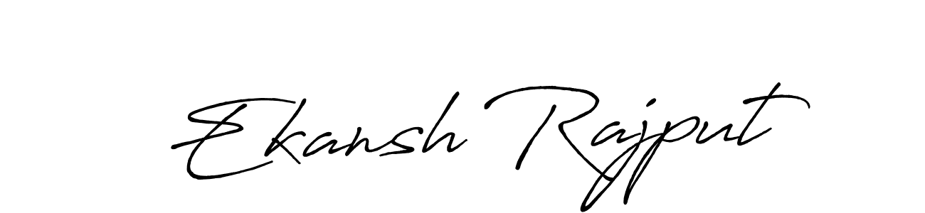 You should practise on your own different ways (Antro_Vectra_Bolder) to write your name (Ekansh Rajput) in signature. don't let someone else do it for you. Ekansh Rajput signature style 7 images and pictures png