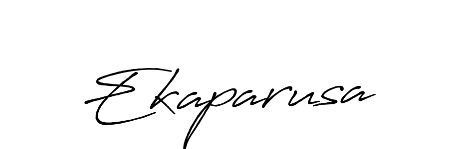 How to make Ekaparusa name signature. Use Antro_Vectra_Bolder style for creating short signs online. This is the latest handwritten sign. Ekaparusa signature style 7 images and pictures png