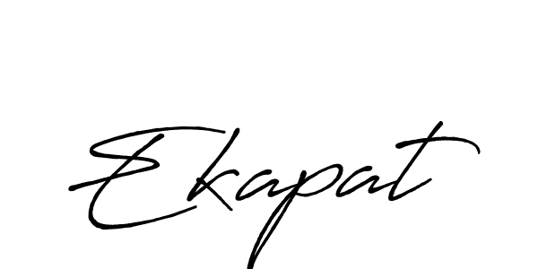 Design your own signature with our free online signature maker. With this signature software, you can create a handwritten (Antro_Vectra_Bolder) signature for name Ekapat. Ekapat signature style 7 images and pictures png