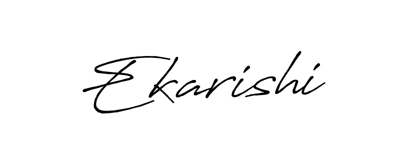 Also You can easily find your signature by using the search form. We will create Ekarishi name handwritten signature images for you free of cost using Antro_Vectra_Bolder sign style. Ekarishi signature style 7 images and pictures png