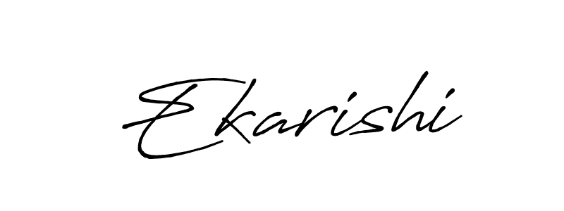 Also You can easily find your signature by using the search form. We will create Ekarishi name handwritten signature images for you free of cost using Antro_Vectra_Bolder sign style. Ekarishi signature style 7 images and pictures png