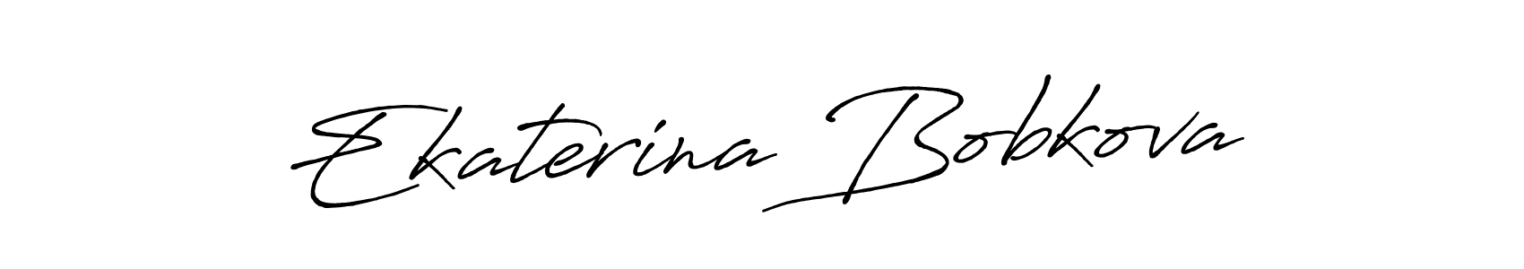 Ekaterina Bobkova stylish signature style. Best Handwritten Sign (Antro_Vectra_Bolder) for my name. Handwritten Signature Collection Ideas for my name Ekaterina Bobkova. Ekaterina Bobkova signature style 7 images and pictures png