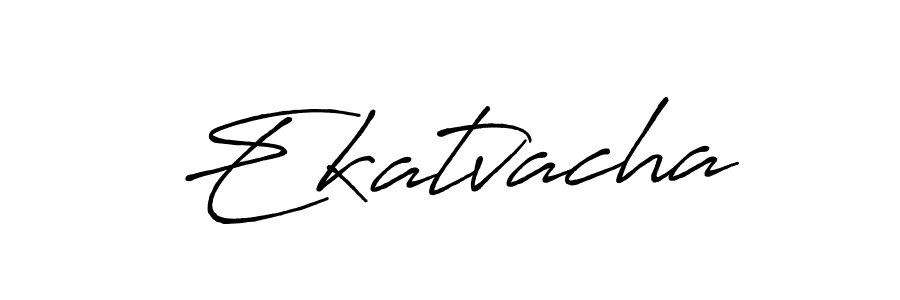 Design your own signature with our free online signature maker. With this signature software, you can create a handwritten (Antro_Vectra_Bolder) signature for name Ekatvacha. Ekatvacha signature style 7 images and pictures png