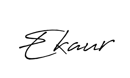 Ekaur stylish signature style. Best Handwritten Sign (Antro_Vectra_Bolder) for my name. Handwritten Signature Collection Ideas for my name Ekaur. Ekaur signature style 7 images and pictures png