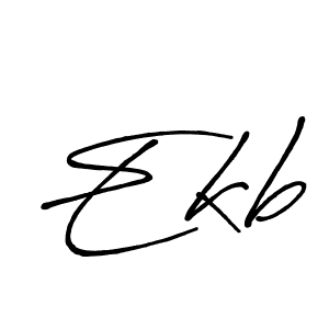 How to Draw Ekb signature style? Antro_Vectra_Bolder is a latest design signature styles for name Ekb. Ekb signature style 7 images and pictures png