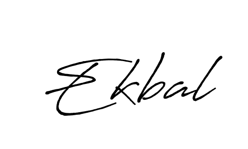 How to make Ekbal signature? Antro_Vectra_Bolder is a professional autograph style. Create handwritten signature for Ekbal name. Ekbal signature style 7 images and pictures png