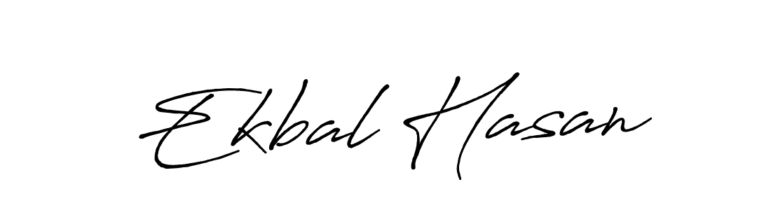Design your own signature with our free online signature maker. With this signature software, you can create a handwritten (Antro_Vectra_Bolder) signature for name Ekbal Hasan. Ekbal Hasan signature style 7 images and pictures png