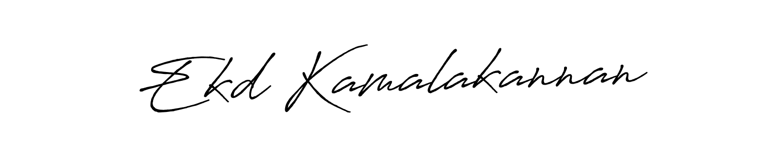 Design your own signature with our free online signature maker. With this signature software, you can create a handwritten (Antro_Vectra_Bolder) signature for name Ekd Kamalakannan. Ekd Kamalakannan signature style 7 images and pictures png