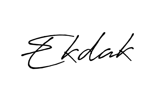 Use a signature maker to create a handwritten signature online. With this signature software, you can design (Antro_Vectra_Bolder) your own signature for name Ekdak. Ekdak signature style 7 images and pictures png