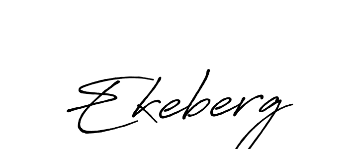 Create a beautiful signature design for name Ekeberg. With this signature (Antro_Vectra_Bolder) fonts, you can make a handwritten signature for free. Ekeberg signature style 7 images and pictures png