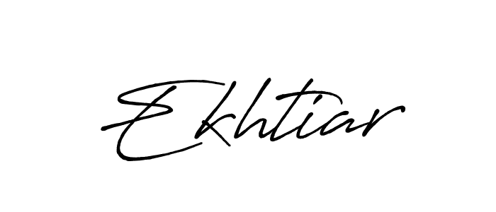 How to make Ekhtiar signature? Antro_Vectra_Bolder is a professional autograph style. Create handwritten signature for Ekhtiar name. Ekhtiar signature style 7 images and pictures png