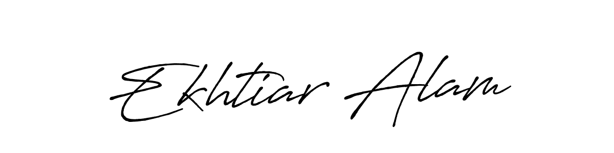 It looks lik you need a new signature style for name Ekhtiar Alam. Design unique handwritten (Antro_Vectra_Bolder) signature with our free signature maker in just a few clicks. Ekhtiar Alam signature style 7 images and pictures png