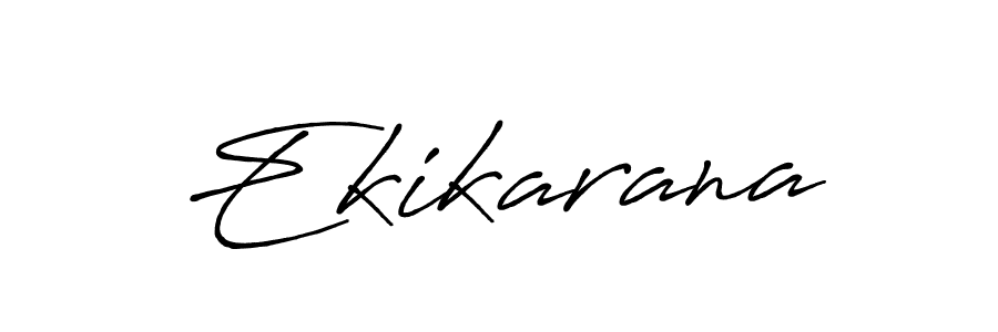 How to make Ekikarana name signature. Use Antro_Vectra_Bolder style for creating short signs online. This is the latest handwritten sign. Ekikarana signature style 7 images and pictures png