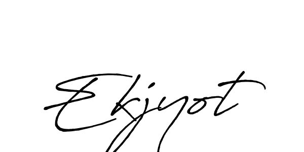 It looks lik you need a new signature style for name Ekjyot. Design unique handwritten (Antro_Vectra_Bolder) signature with our free signature maker in just a few clicks. Ekjyot signature style 7 images and pictures png