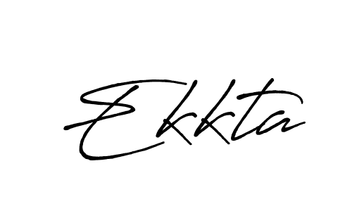The best way (Antro_Vectra_Bolder) to make a short signature is to pick only two or three words in your name. The name Ekkta include a total of six letters. For converting this name. Ekkta signature style 7 images and pictures png