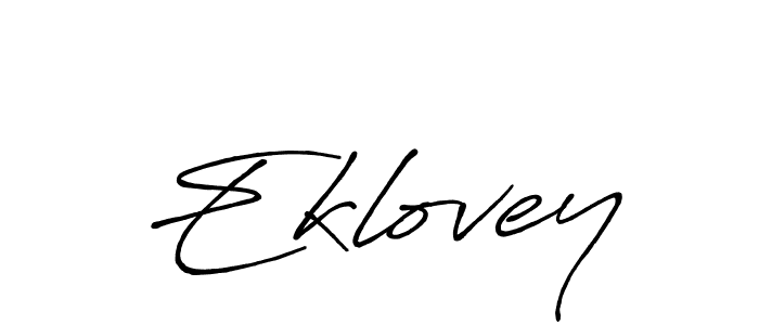 You should practise on your own different ways (Antro_Vectra_Bolder) to write your name (Eklovey) in signature. don't let someone else do it for you. Eklovey signature style 7 images and pictures png