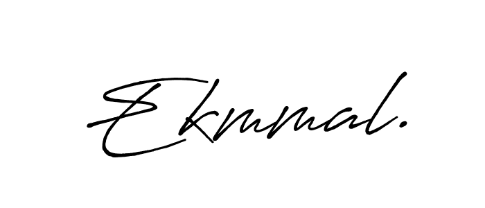 How to make Ekmmal. signature? Antro_Vectra_Bolder is a professional autograph style. Create handwritten signature for Ekmmal. name. Ekmmal. signature style 7 images and pictures png