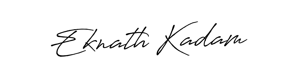 How to make Eknath Kadam signature? Antro_Vectra_Bolder is a professional autograph style. Create handwritten signature for Eknath Kadam name. Eknath Kadam signature style 7 images and pictures png