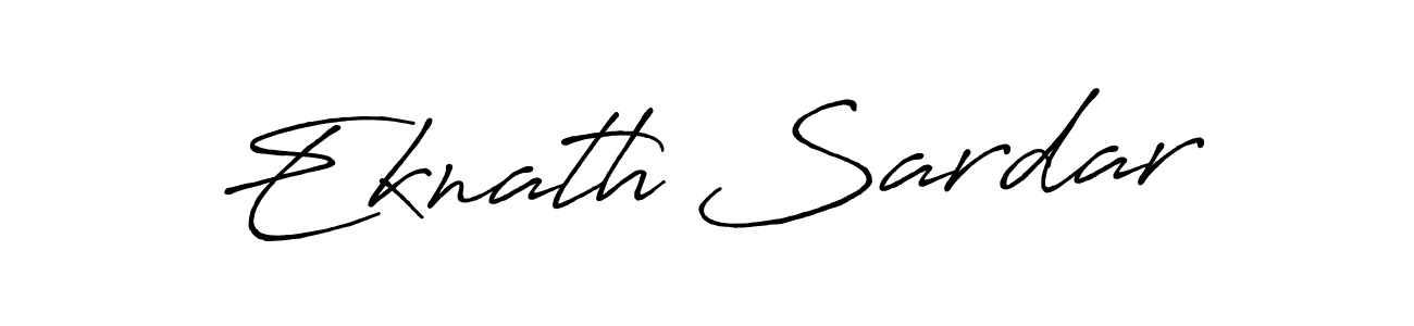 Also You can easily find your signature by using the search form. We will create Eknath Sardar name handwritten signature images for you free of cost using Antro_Vectra_Bolder sign style. Eknath Sardar signature style 7 images and pictures png