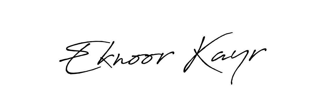 Antro_Vectra_Bolder is a professional signature style that is perfect for those who want to add a touch of class to their signature. It is also a great choice for those who want to make their signature more unique. Get Eknoor Kayr name to fancy signature for free. Eknoor Kayr signature style 7 images and pictures png