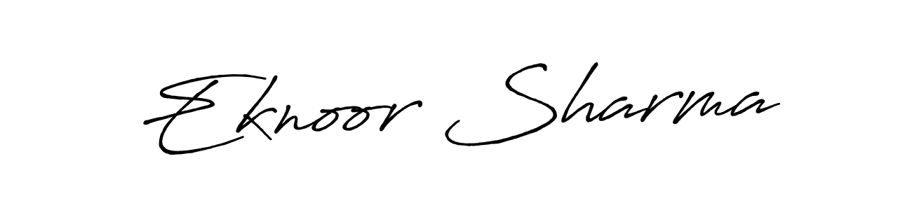 Similarly Antro_Vectra_Bolder is the best handwritten signature design. Signature creator online .You can use it as an online autograph creator for name Eknoor Sharma. Eknoor Sharma signature style 7 images and pictures png