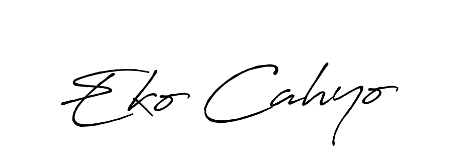 Here are the top 10 professional signature styles for the name Eko Cahyo. These are the best autograph styles you can use for your name. Eko Cahyo signature style 7 images and pictures png