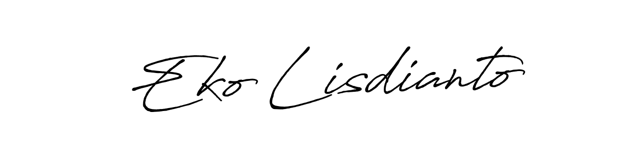 Also we have Eko Lisdianto name is the best signature style. Create professional handwritten signature collection using Antro_Vectra_Bolder autograph style. Eko Lisdianto signature style 7 images and pictures png