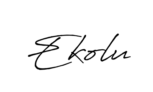 It looks lik you need a new signature style for name Ekolu. Design unique handwritten (Antro_Vectra_Bolder) signature with our free signature maker in just a few clicks. Ekolu signature style 7 images and pictures png