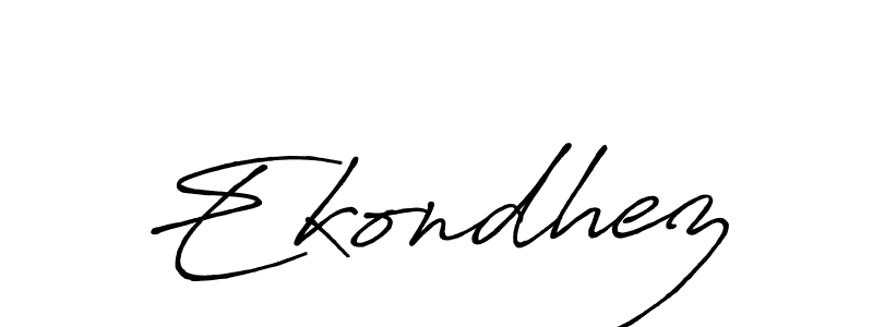 Also we have Ekondhez name is the best signature style. Create professional handwritten signature collection using Antro_Vectra_Bolder autograph style. Ekondhez signature style 7 images and pictures png
