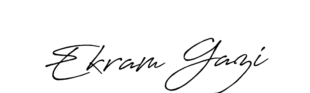 Make a beautiful signature design for name Ekram Gazi. Use this online signature maker to create a handwritten signature for free. Ekram Gazi signature style 7 images and pictures png