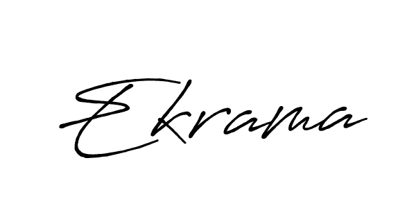 if you are searching for the best signature style for your name Ekrama. so please give up your signature search. here we have designed multiple signature styles  using Antro_Vectra_Bolder. Ekrama signature style 7 images and pictures png