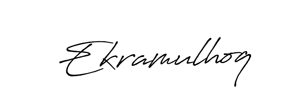 Similarly Antro_Vectra_Bolder is the best handwritten signature design. Signature creator online .You can use it as an online autograph creator for name Ekramulhoq. Ekramulhoq signature style 7 images and pictures png