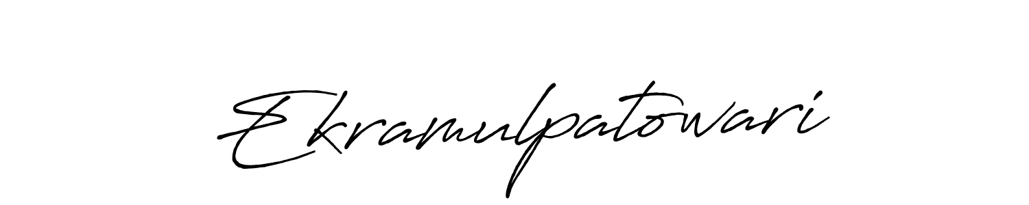 Once you've used our free online signature maker to create your best signature Antro_Vectra_Bolder style, it's time to enjoy all of the benefits that Ekramulpatowari name signing documents. Ekramulpatowari signature style 7 images and pictures png