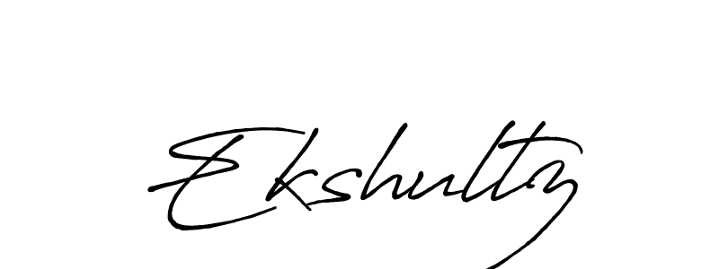 Antro_Vectra_Bolder is a professional signature style that is perfect for those who want to add a touch of class to their signature. It is also a great choice for those who want to make their signature more unique. Get Ekshultz name to fancy signature for free. Ekshultz signature style 7 images and pictures png
