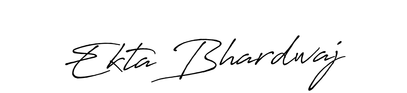 Also we have Ekta Bhardwaj name is the best signature style. Create professional handwritten signature collection using Antro_Vectra_Bolder autograph style. Ekta Bhardwaj signature style 7 images and pictures png