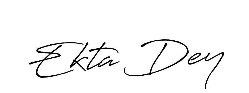 Make a short Ekta Dey signature style. Manage your documents anywhere anytime using Antro_Vectra_Bolder. Create and add eSignatures, submit forms, share and send files easily. Ekta Dey signature style 7 images and pictures png