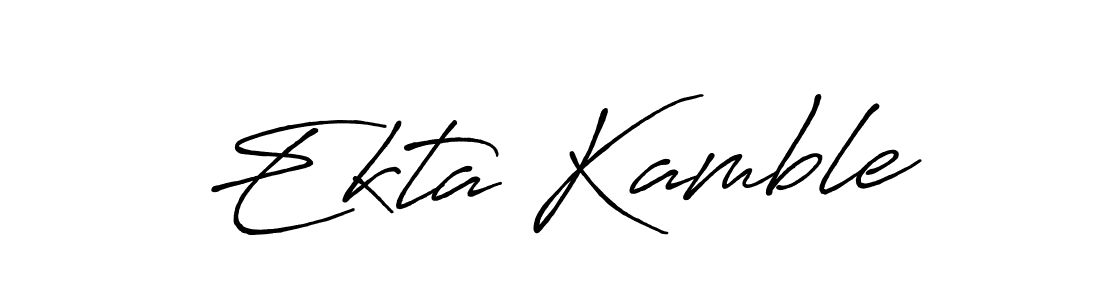 The best way (Antro_Vectra_Bolder) to make a short signature is to pick only two or three words in your name. The name Ekta Kamble include a total of six letters. For converting this name. Ekta Kamble signature style 7 images and pictures png