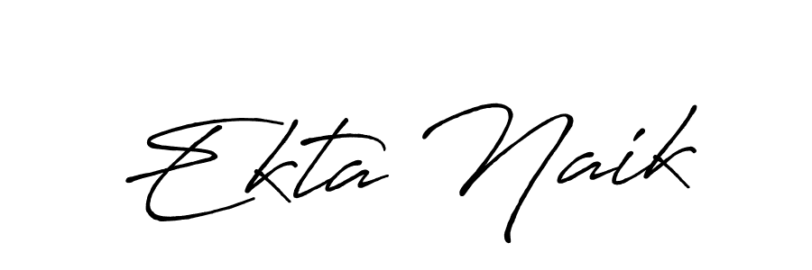 The best way (Antro_Vectra_Bolder) to make a short signature is to pick only two or three words in your name. The name Ekta Naik include a total of six letters. For converting this name. Ekta Naik signature style 7 images and pictures png