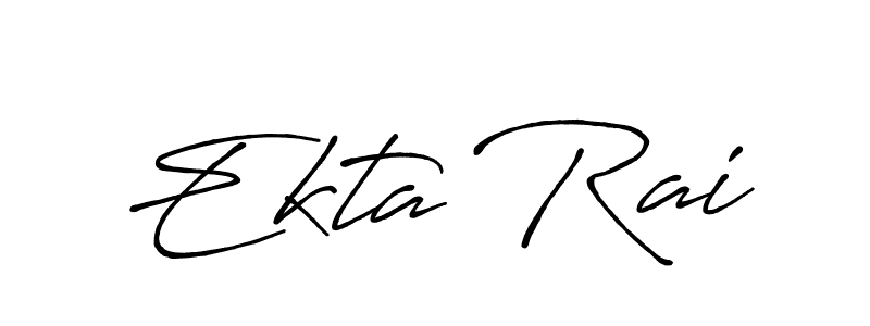 This is the best signature style for the Ekta Rai name. Also you like these signature font (Antro_Vectra_Bolder). Mix name signature. Ekta Rai signature style 7 images and pictures png