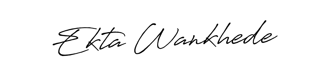 How to Draw Ekta Wankhede signature style? Antro_Vectra_Bolder is a latest design signature styles for name Ekta Wankhede. Ekta Wankhede signature style 7 images and pictures png