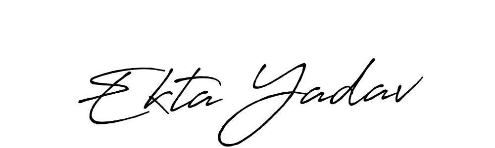 The best way (Antro_Vectra_Bolder) to make a short signature is to pick only two or three words in your name. The name Ekta Yadav include a total of six letters. For converting this name. Ekta Yadav signature style 7 images and pictures png