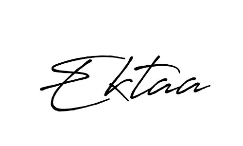 You should practise on your own different ways (Antro_Vectra_Bolder) to write your name (Ektaa) in signature. don't let someone else do it for you. Ektaa signature style 7 images and pictures png